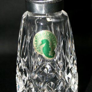Waterford Crystal Lismore Salt OR Pepper Shaker ~ 3 3/4" ~ 16 Holes ~ w/ Sticker